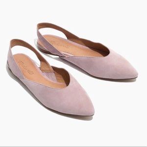 Ava Slingback Madewell flats size 9 lilac
